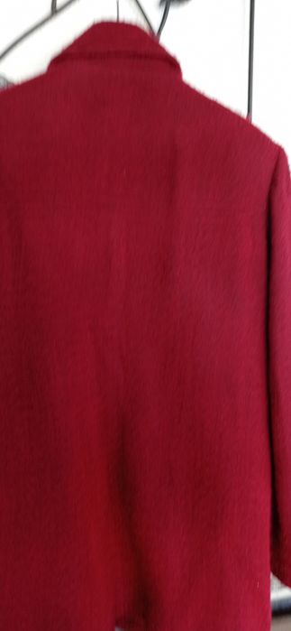 Casaco de lã L vermelho