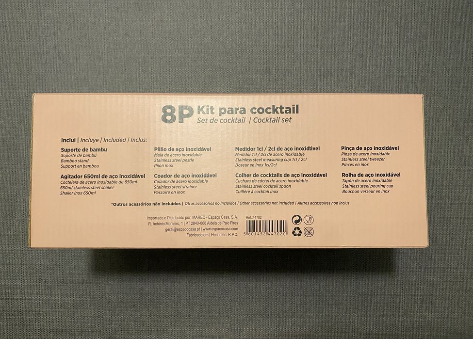 Conjunto para Cocktail com 8 peças