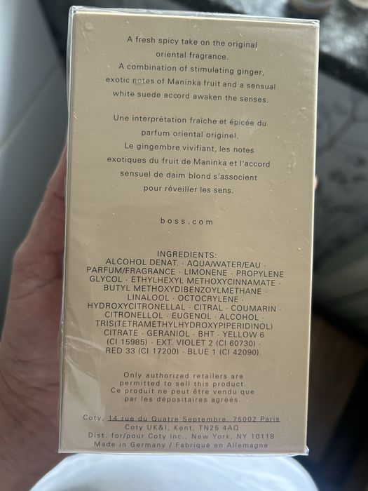 Perfuma Hugo Boss Scent