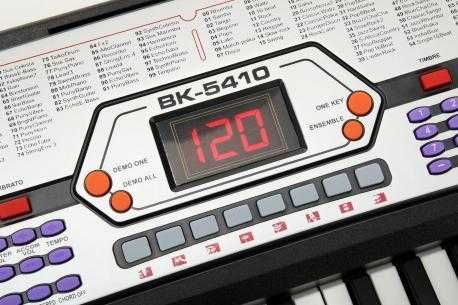 Teclado / piano de 54 teclas