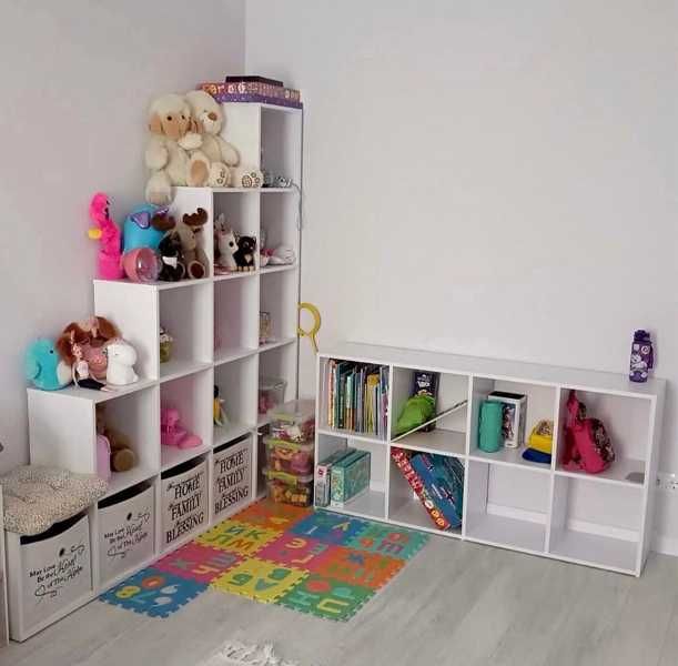Стелаж у дитячу етажерка для іграшок стеллаж для игрушек полиця шафа