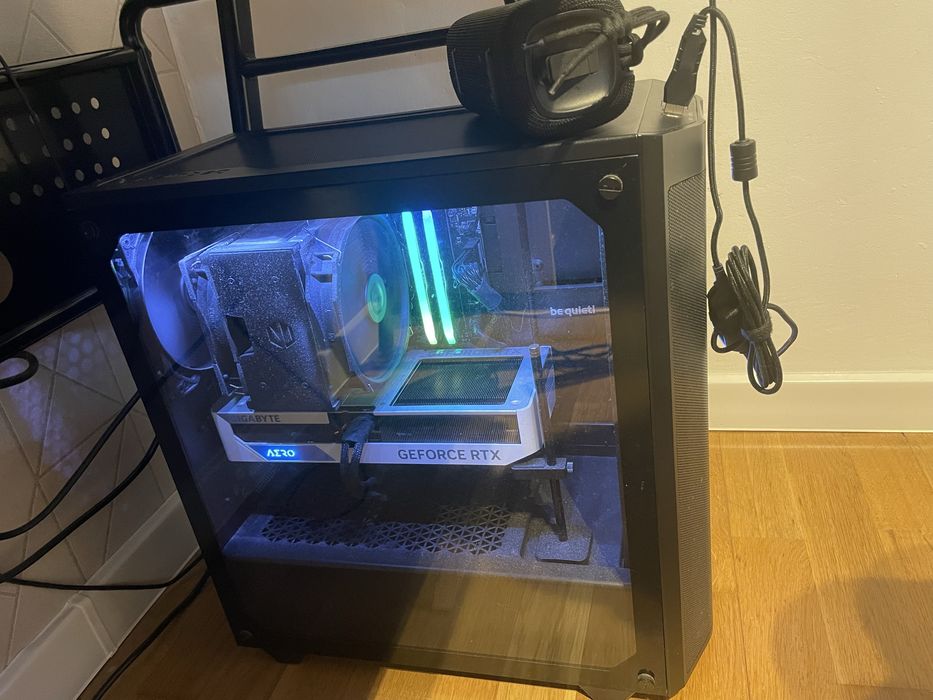 PC RYZEN 7 7800x3d/RTX 4070 AERO/32GB RAM/1TB SSD/850 GOLD/rok uzywany