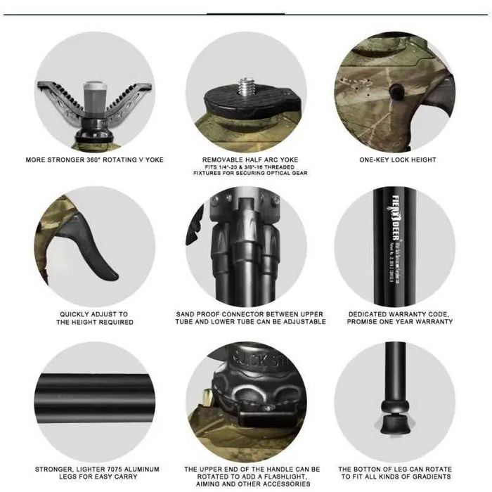 Трипод Fiery Deer Tripod GEN4 (85-175 см)