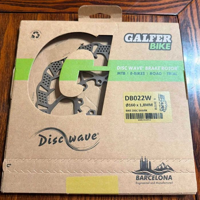 Тормозной ротор Galfer Shark 160/180mm 6 болтов - оригинал