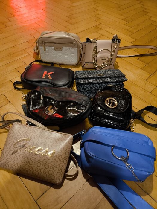 Hurt crem torebki odziez uzywana 18 szt