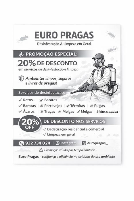 Trabalho desinfestação