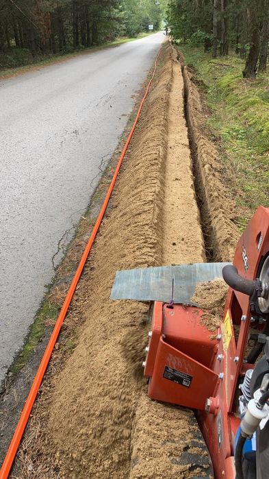Kompleksowe nawodnienia Wykopy liniowe pod prąd media