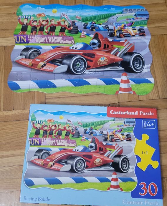 Puzzle castorland Racing bolide wyścigówka