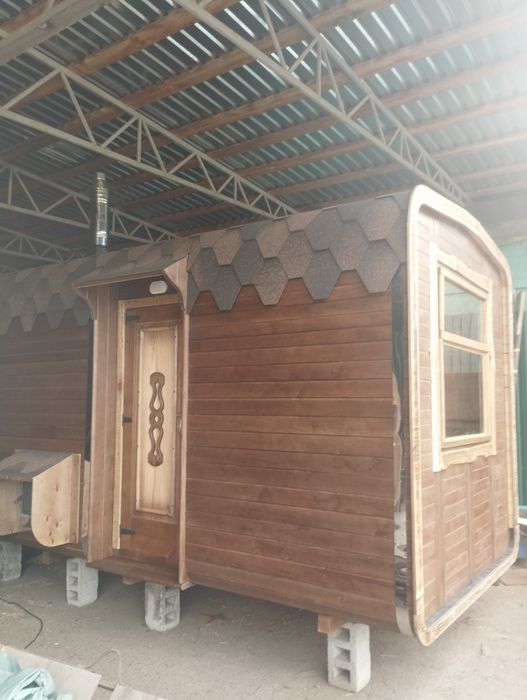 Дерев'яна баня бочка 5м