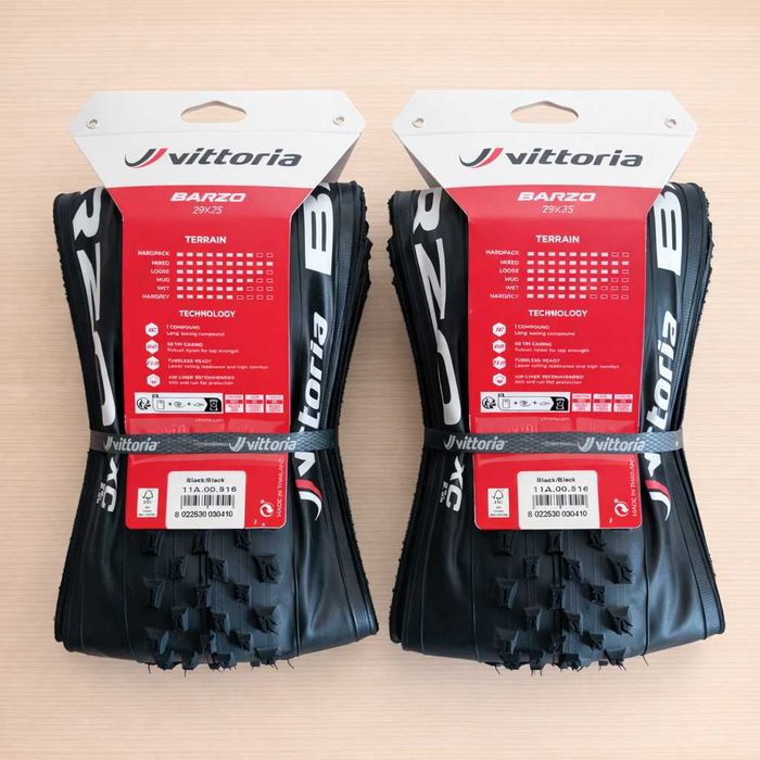 Pack 2 Pneus Vittoria Barzo 29x2.35 XC TLR Folding