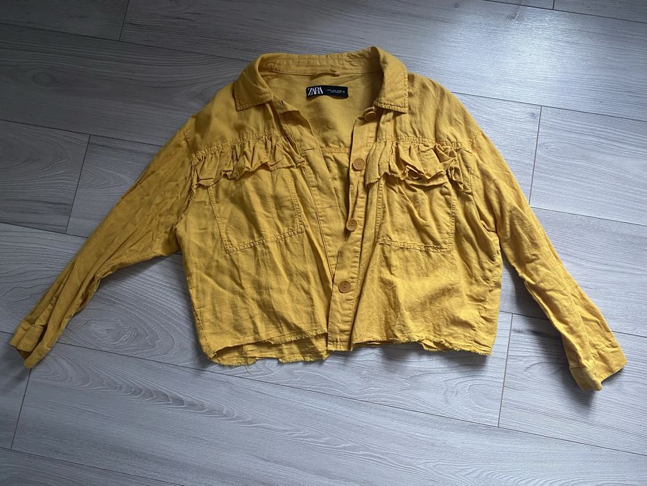 Musztardowa koszula