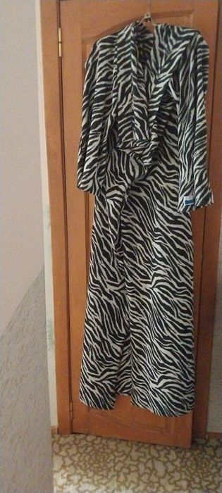 Плед -халат зебра