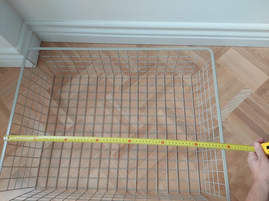 Kosz metalowy do szafy wnękowej na szynach szerokość 59cm