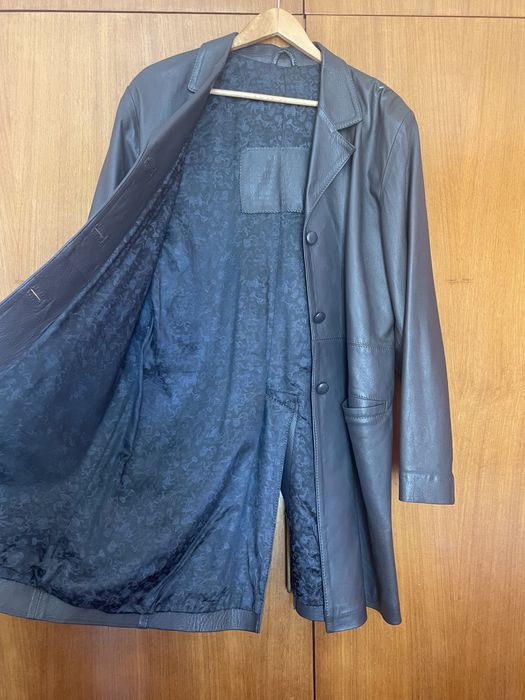 Casaco de pele comprido