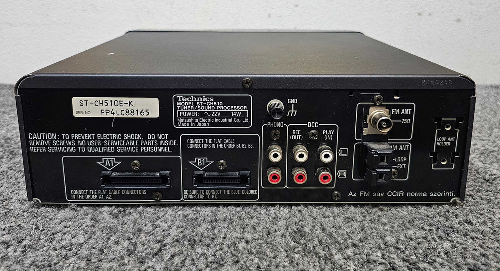 Tuner sound processor TECHNICS ST-CH510.