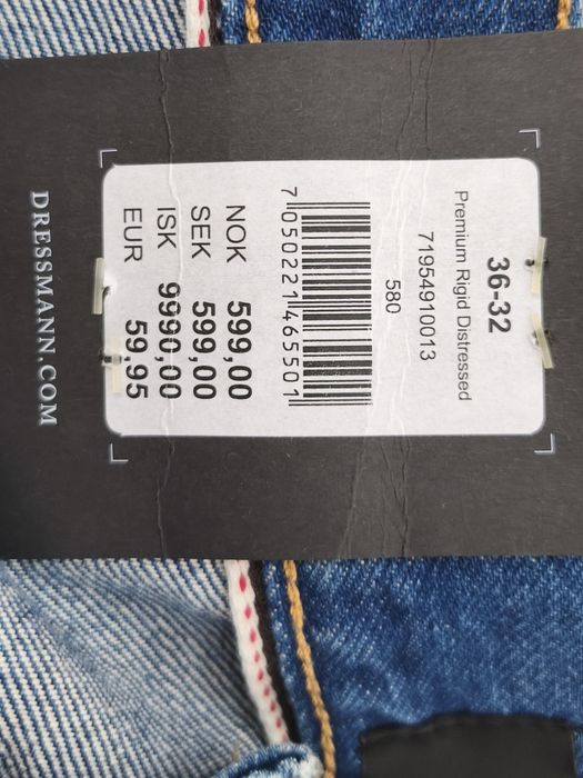 Długie! Skandynawska jakość! Extra odszyte jeansy, r. 44-46