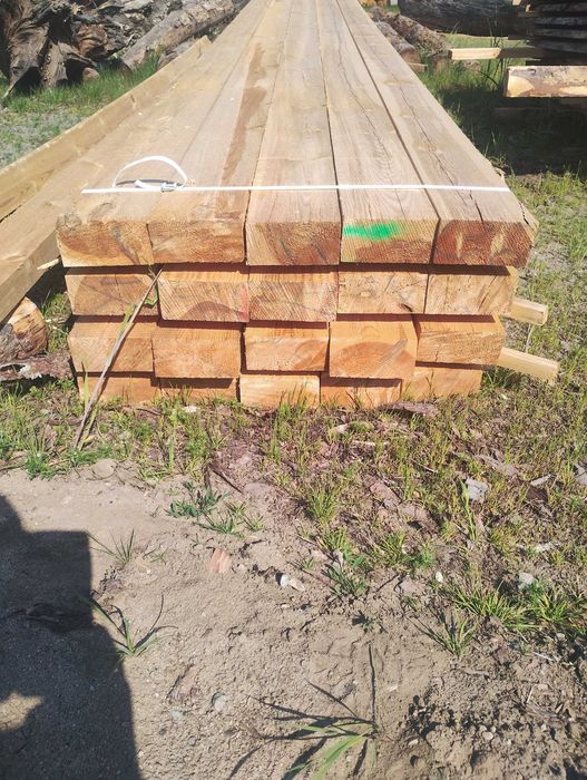 Więźba deski łaty belki boazeria.