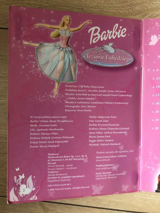 Płyta DVD "Barbie z Jeziora Łabędziego"