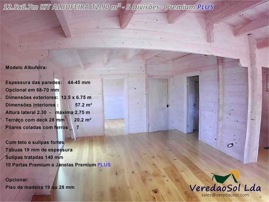 Casa Madeira ALBUFEIRA T2 90m² c. terraço 5 divisões NOVO PREMIUM PLUS