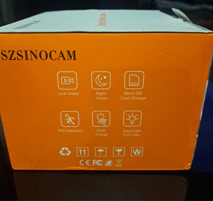 Kamera 4G Solar panel, SIM i SD, czuj. ruchu, mikrofon, dośw. LED