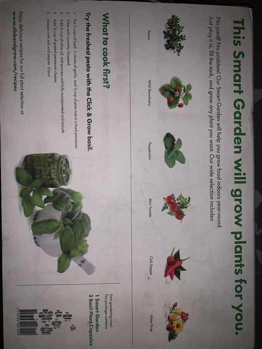 Smart garden ckick & Grow