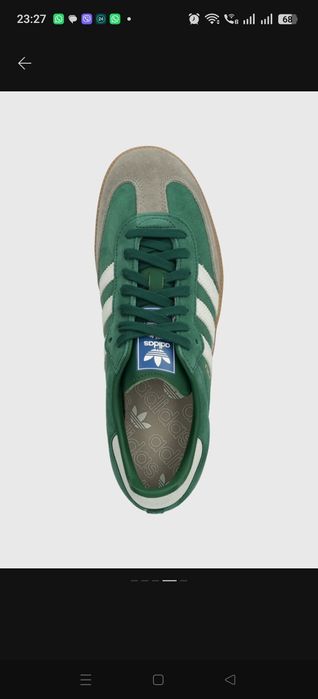 оригінал кросівки Adidas Samba OG чоловічі 44