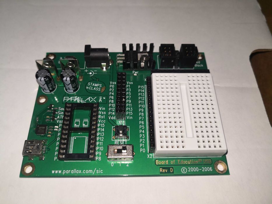 Parallax BASIC Stamp Discovery Kit USB #27807 – Kit Completo