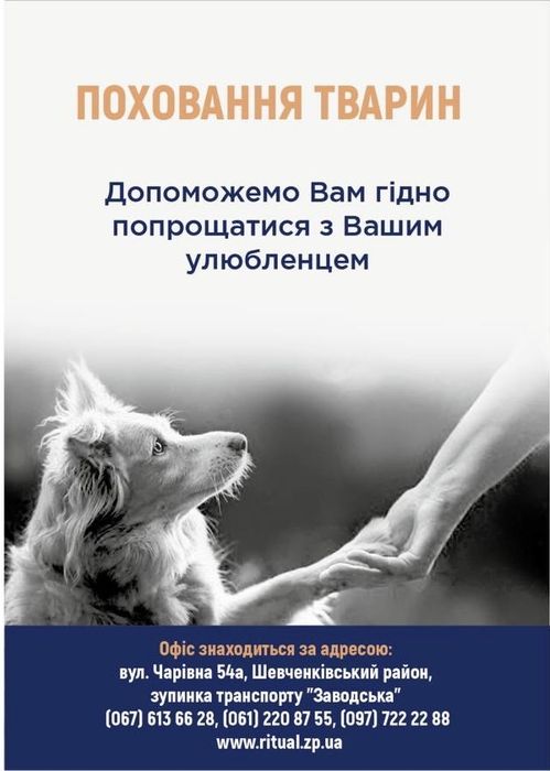 Ритуальные услуги, Ритуальні послуги морг