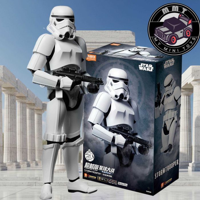 Figura Star Wars Stormtrooper Blokeers Champion Class para montar
