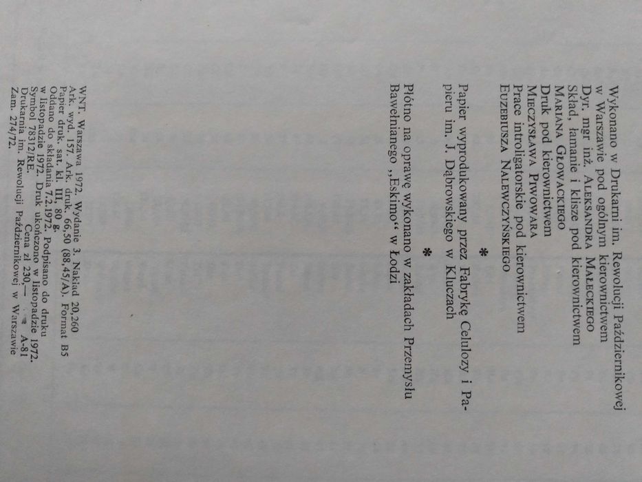 Encyklopedia Techniki. Chemia
Praca zbiorowa pod red.
H.Chmielewskiego