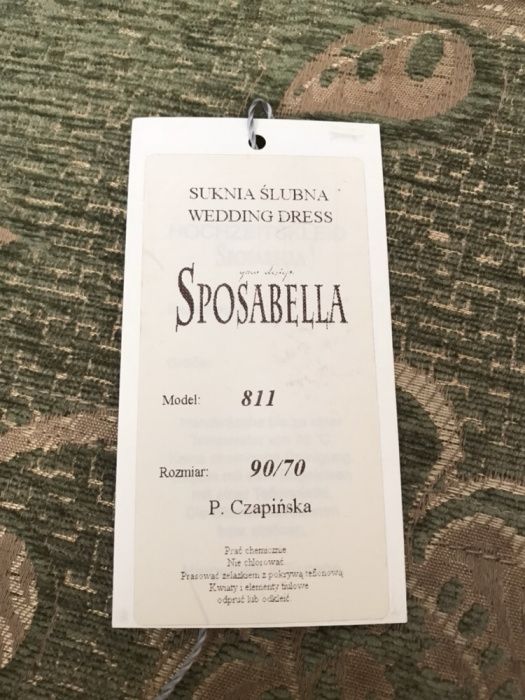 Suknia ślubna 38 / 40 Sposabella krótka 3/4