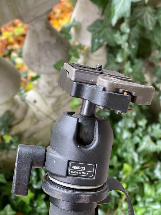 Manfrotto monopod 681B + głowica 486RC2 KonstancinJeziorna • OLX.pl