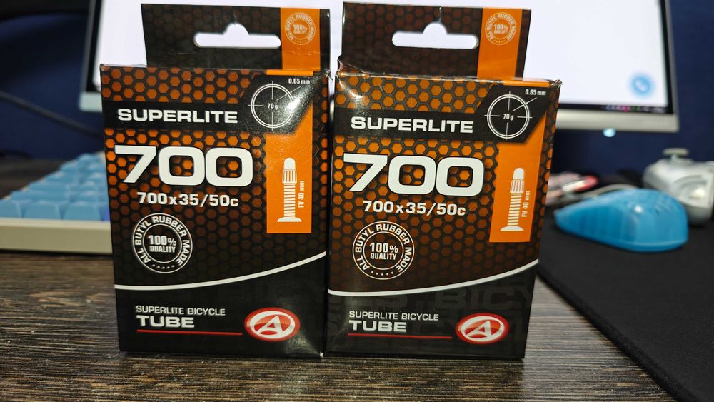 Велокамеры 28" Author AT-CROSS-700C SuperLite 700x35/50C