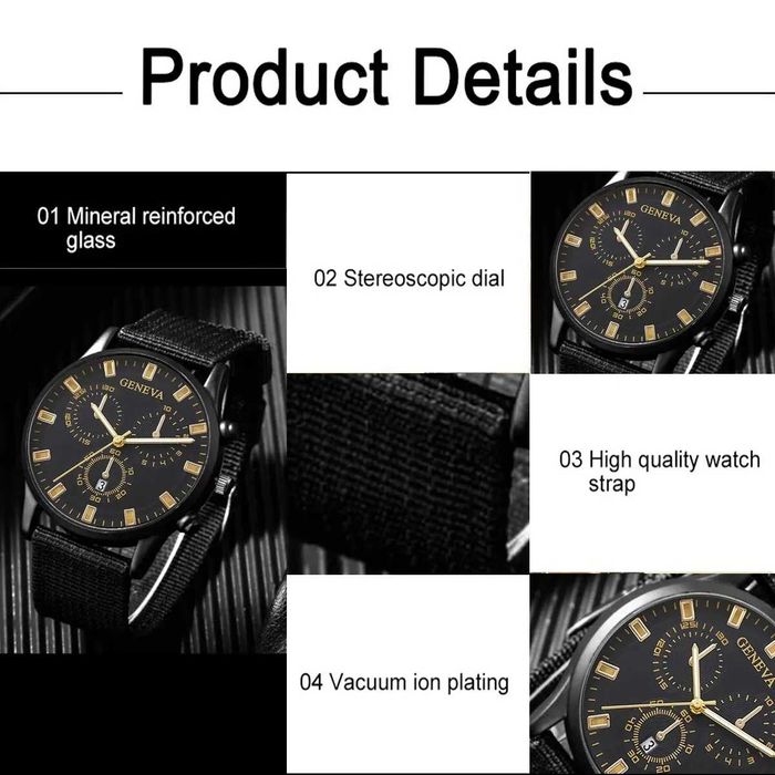 conjunto de relogio+acessorios