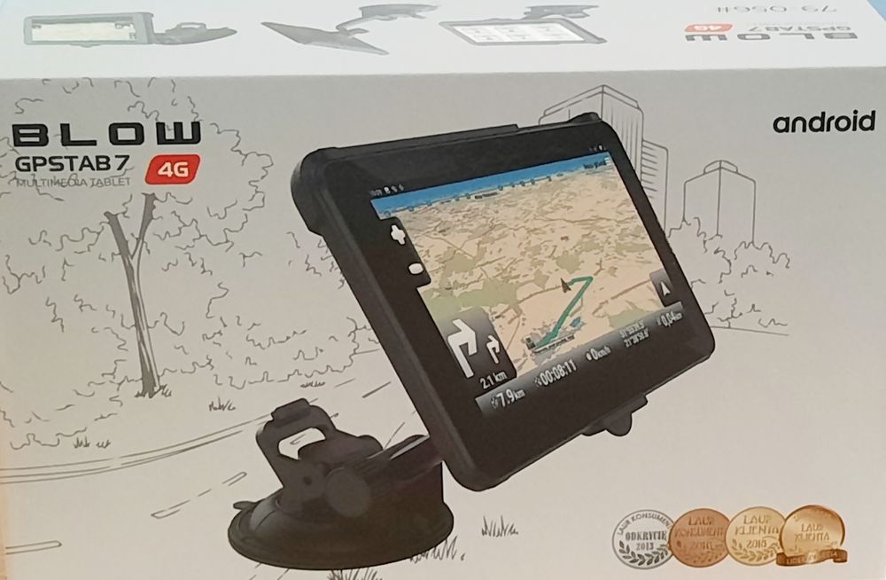 Nawigacja GPS TAB 7 tablet android pamięć RAM 2 GB - 4G lte