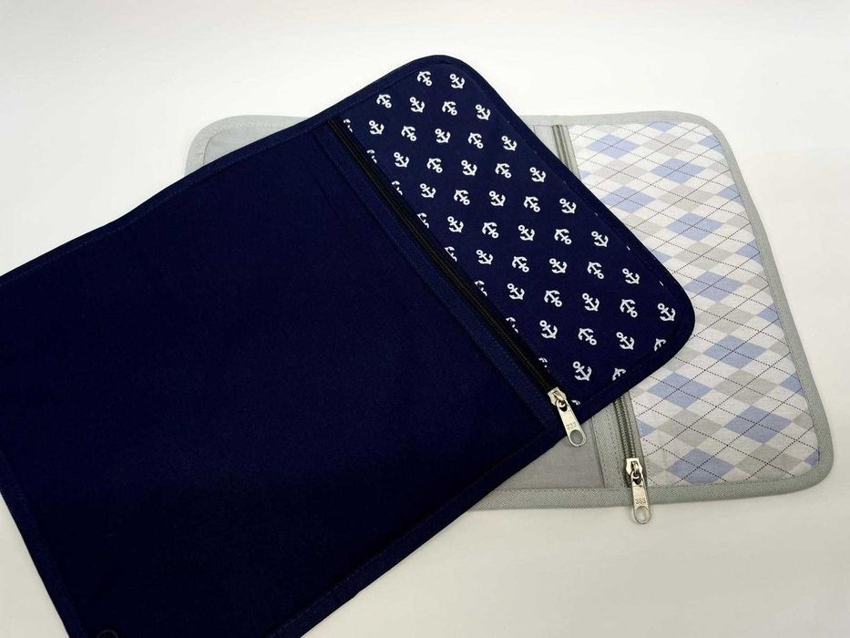 Americano com porta talher, Individual, porta talher, toalha americana