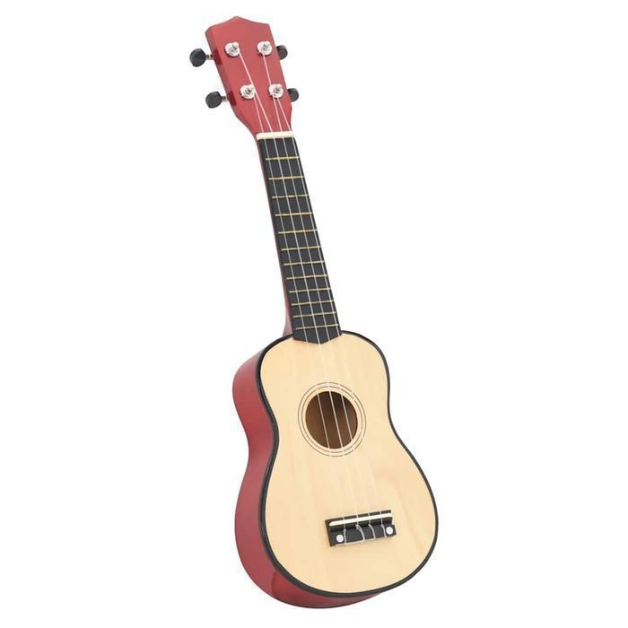 Ukulele Sopranowe Z Pokrowcem, Dla Dzieci, Jasne Drewno, 23"