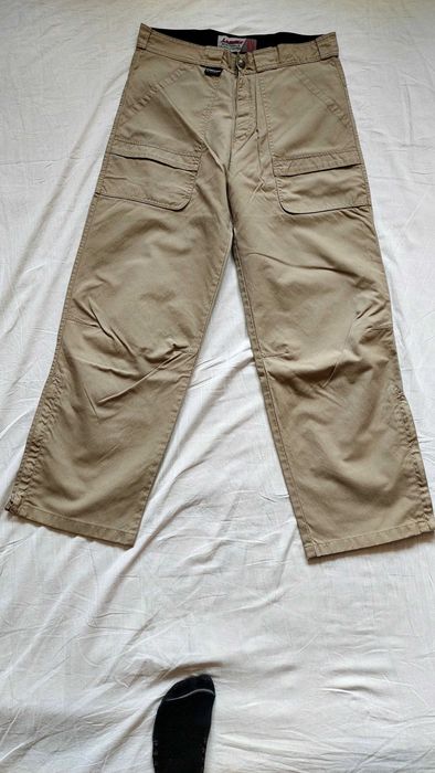 spodnie outdoorowe bojówki cordura oldschool