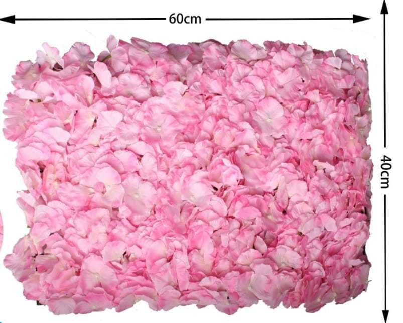 Painel Jardim Vertical de Parede com Flores Artificiais