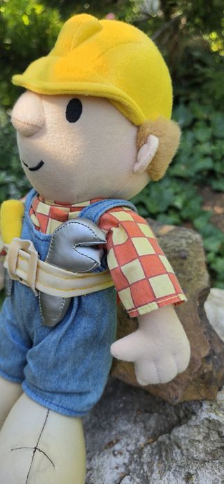 Maskotka vintage 35 cm Bob Budowniczy Builder 1998 retro lalka