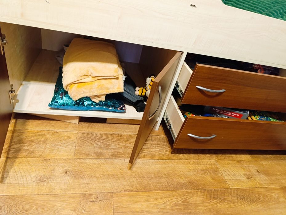 Дитяче ліжко 160 см, кровать шкаф