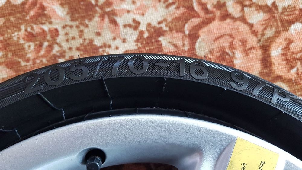 4Z7601025B 205/70 R16. Нова запаска докатка трансформер Audi A6C5