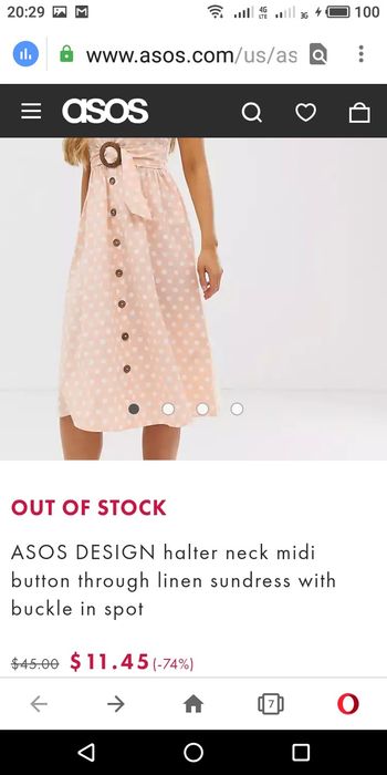 Сарафан, платье Asos, 36 р （us 4）