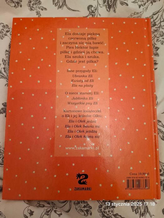 Książka "Piłka Eli" Catarina Kruusval