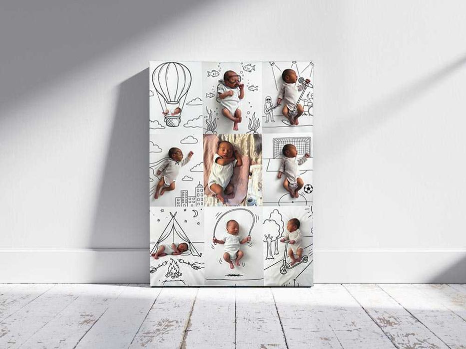 Obraz na płótnie z własnym nadrukiem Canvas 50x70 cm – BAWEŁNA | Druk Ekologiczny Latex