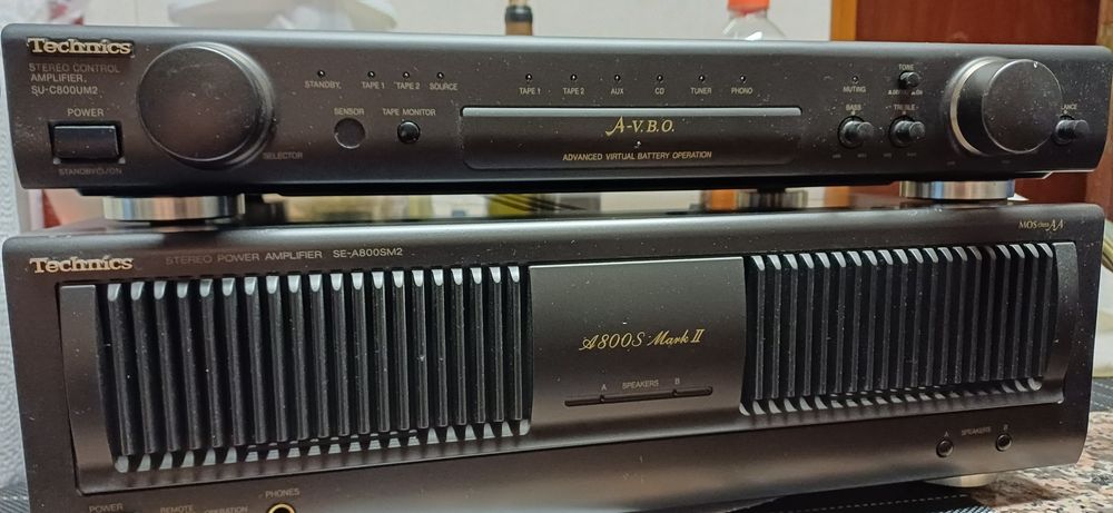 SU-C800UM2 Preamplifier and SE-A800SM2 Amplifier by TECHNICS64284464871041121