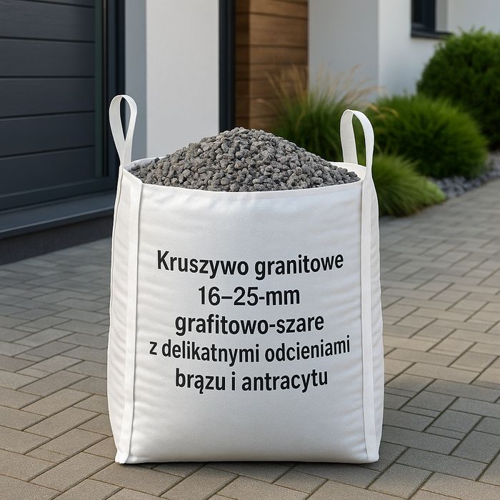 Kamień ozdobny biały - kruszywo ogrodowe