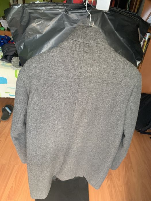 Sobretudo cinza Zara basic L