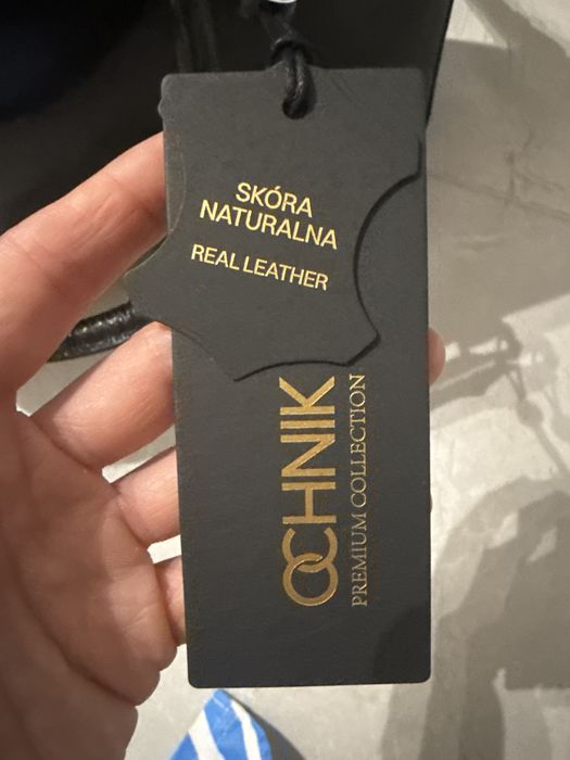 Skórzana torba męska Ochnik, skóra naturalna