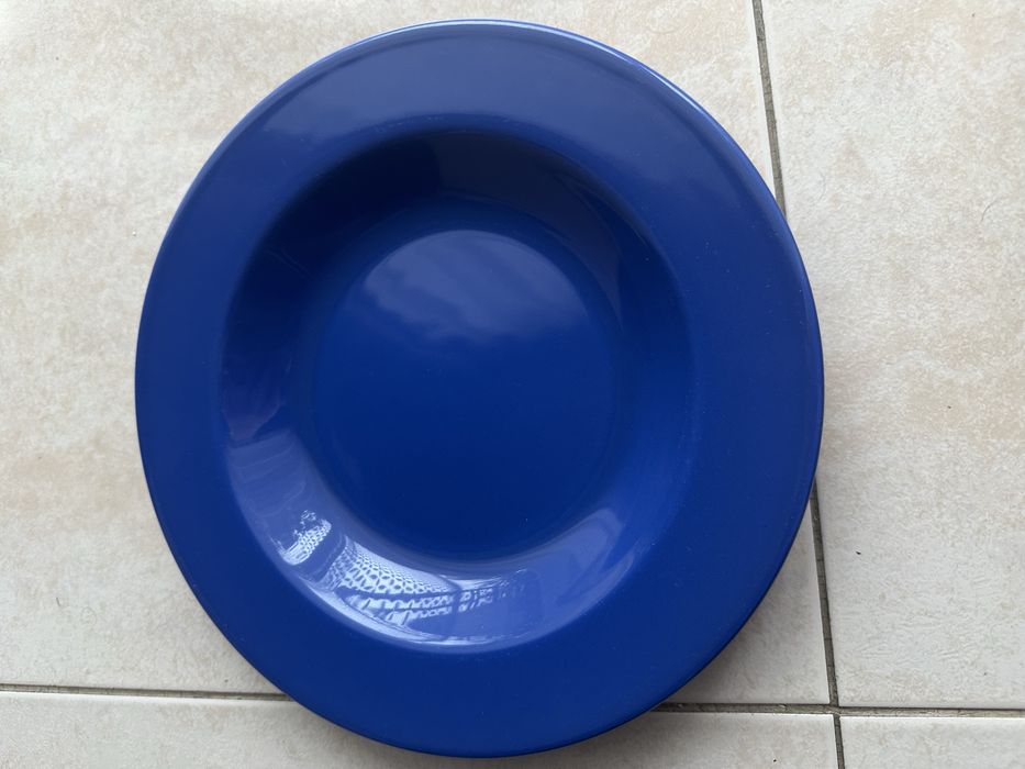 Conjunto 18 peças de Refeição Cerâmica Azul